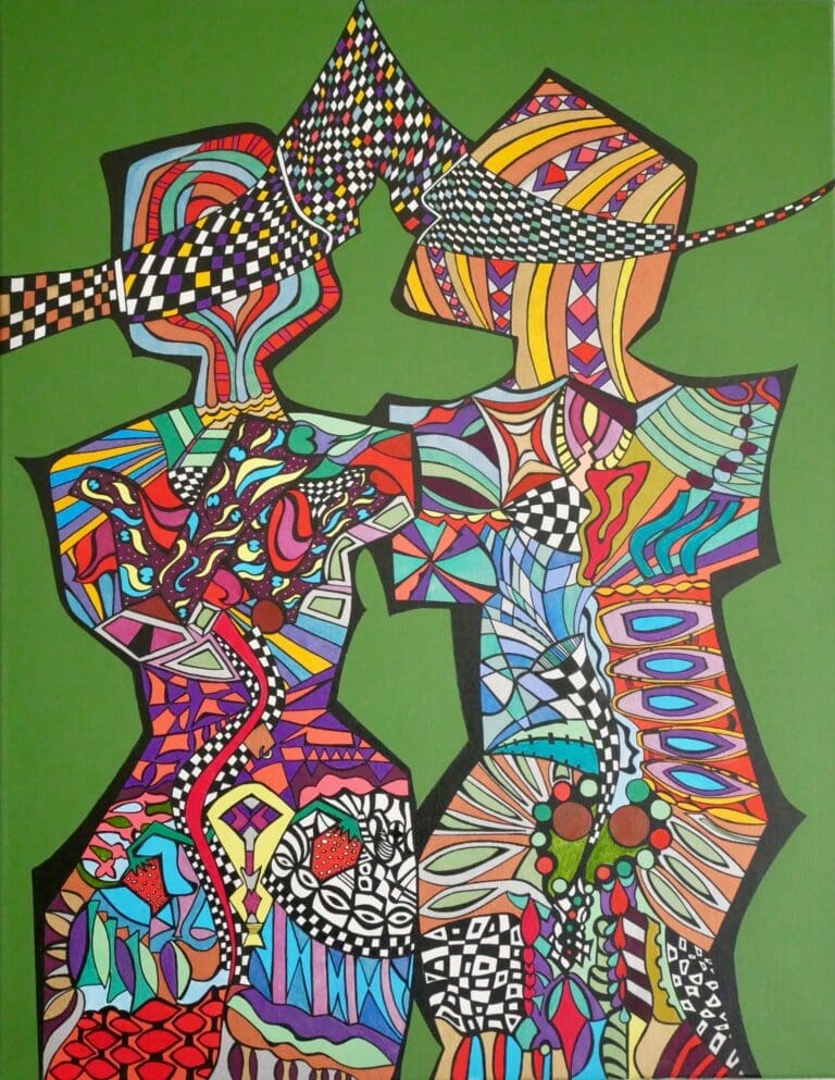 Green Couple (90cm x70cm)